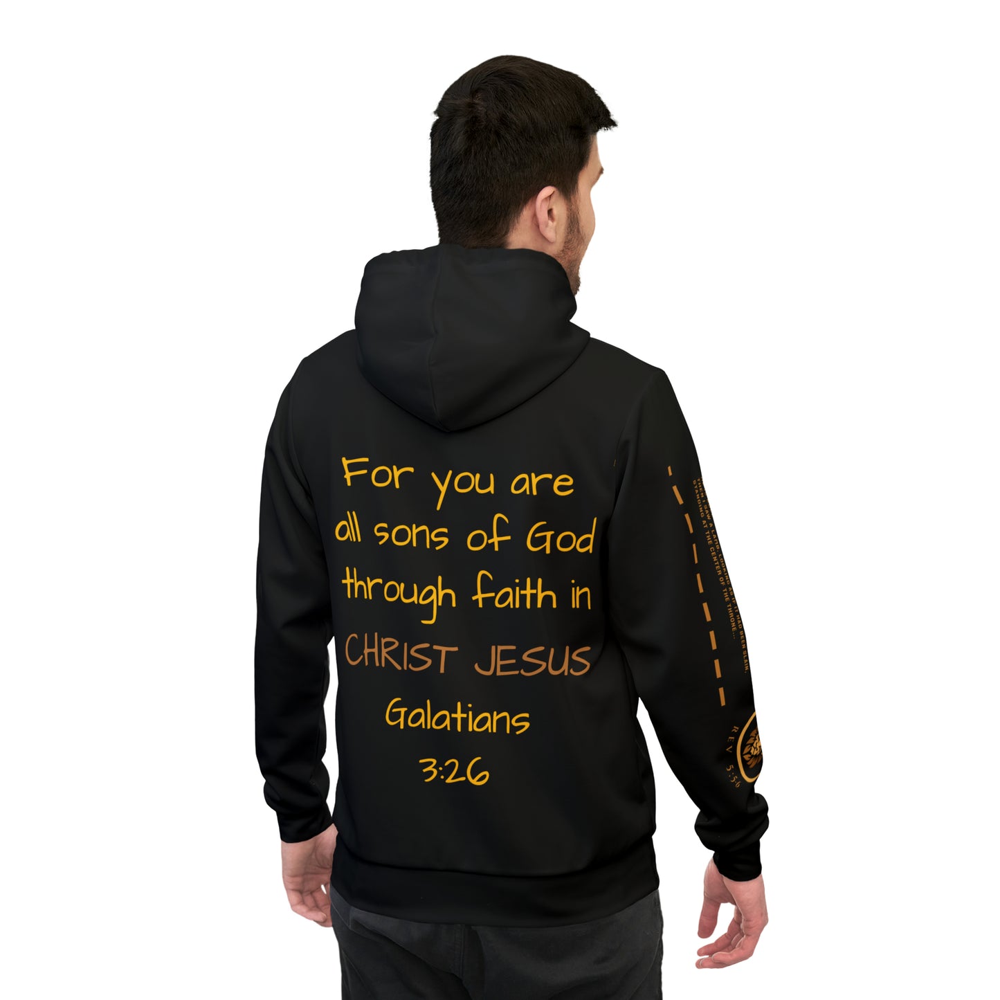 Galatians 3:26 Men's Sports Hoodie (AOP)