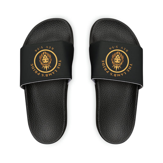 Men's Black Slide Sandals