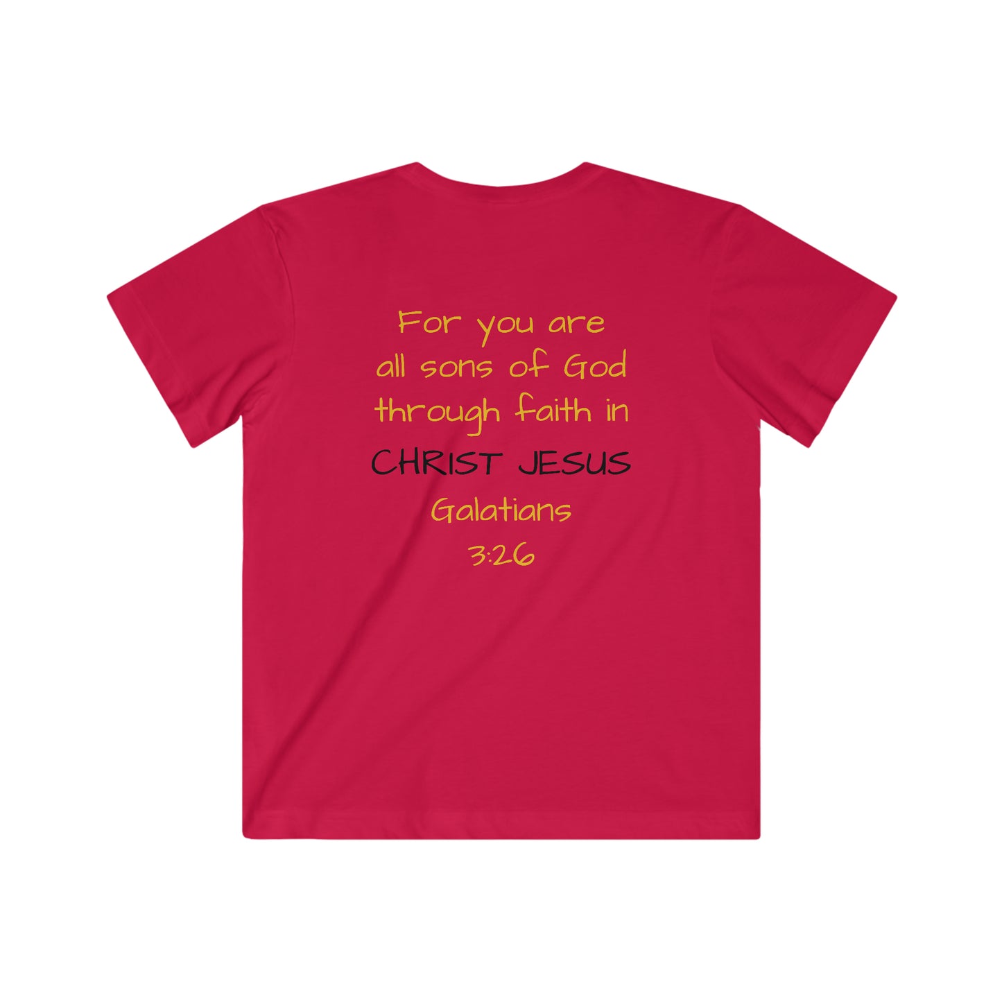 Kids Galatians 3:26 Jersey Tee