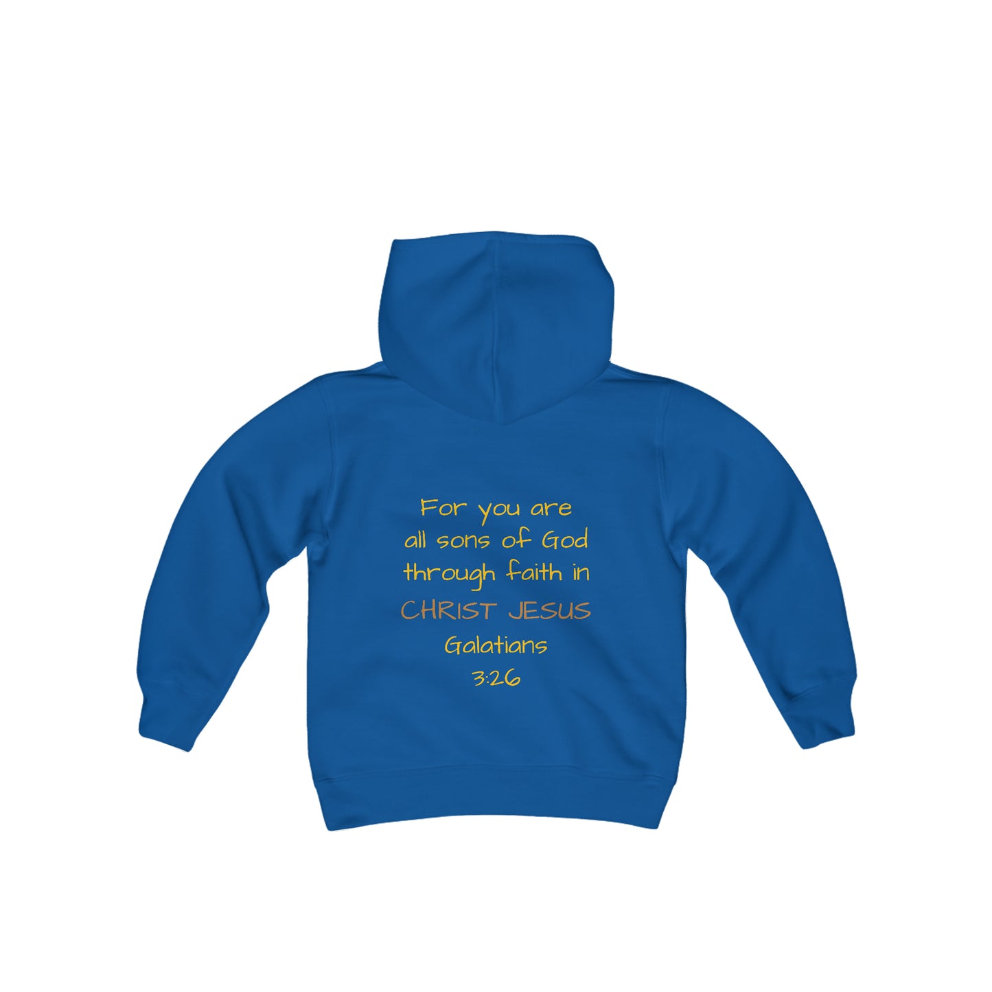 Galatians 3:26 - Youth Heavy Blend Hooded Sweatshirt