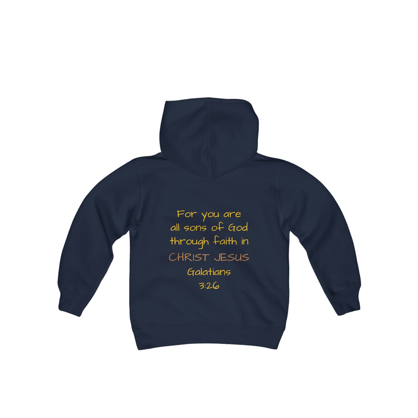 Galatians 3:26 - Youth Heavy Blend Hooded Sweatshirt