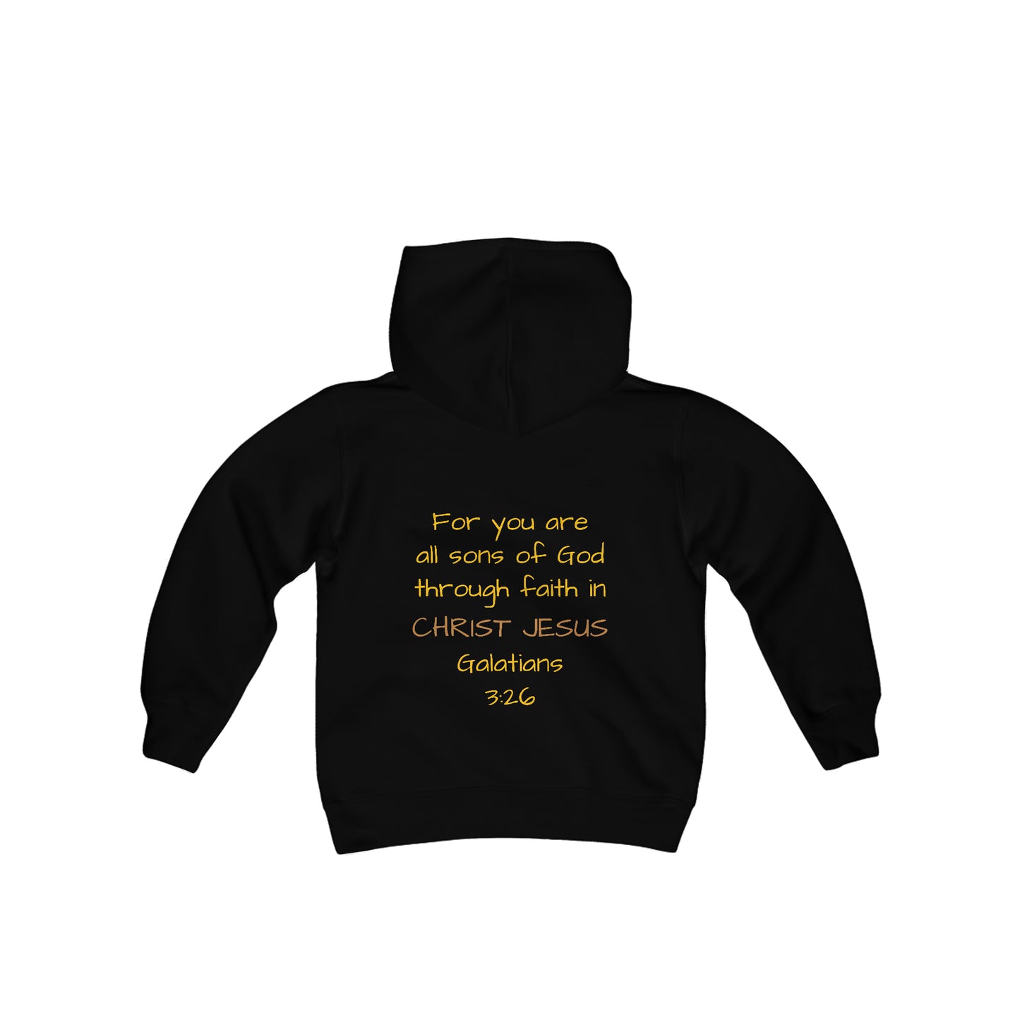 Galatians 3:26 - Youth Heavy Blend Hooded Sweatshirt