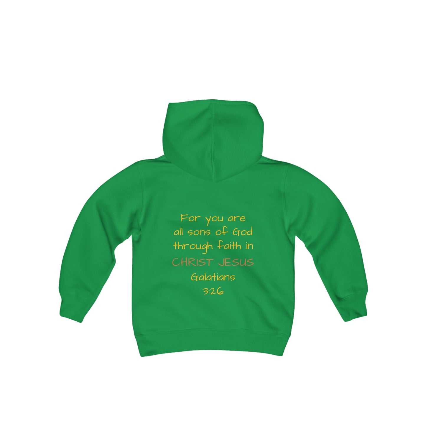 Galatians 3:26 - Youth Heavy Blend Hooded Sweatshirt